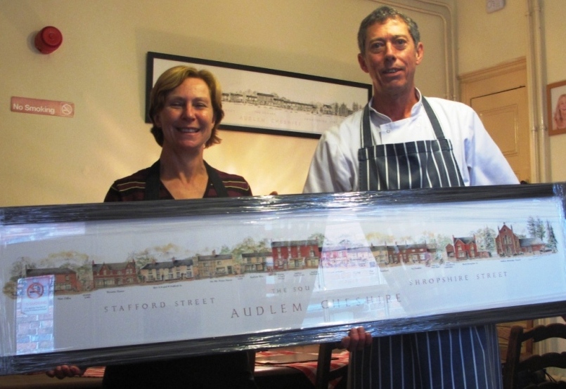 Andy and Jane at the Old Priest House, Audlem