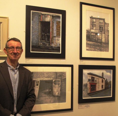 David Brammeld with selected works for the Mall Galleries RBA Exhibition 2014