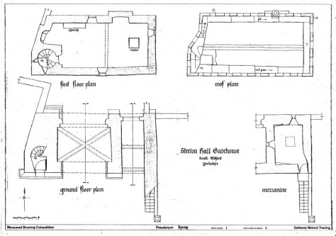Steeton hall Gatehouse plan
