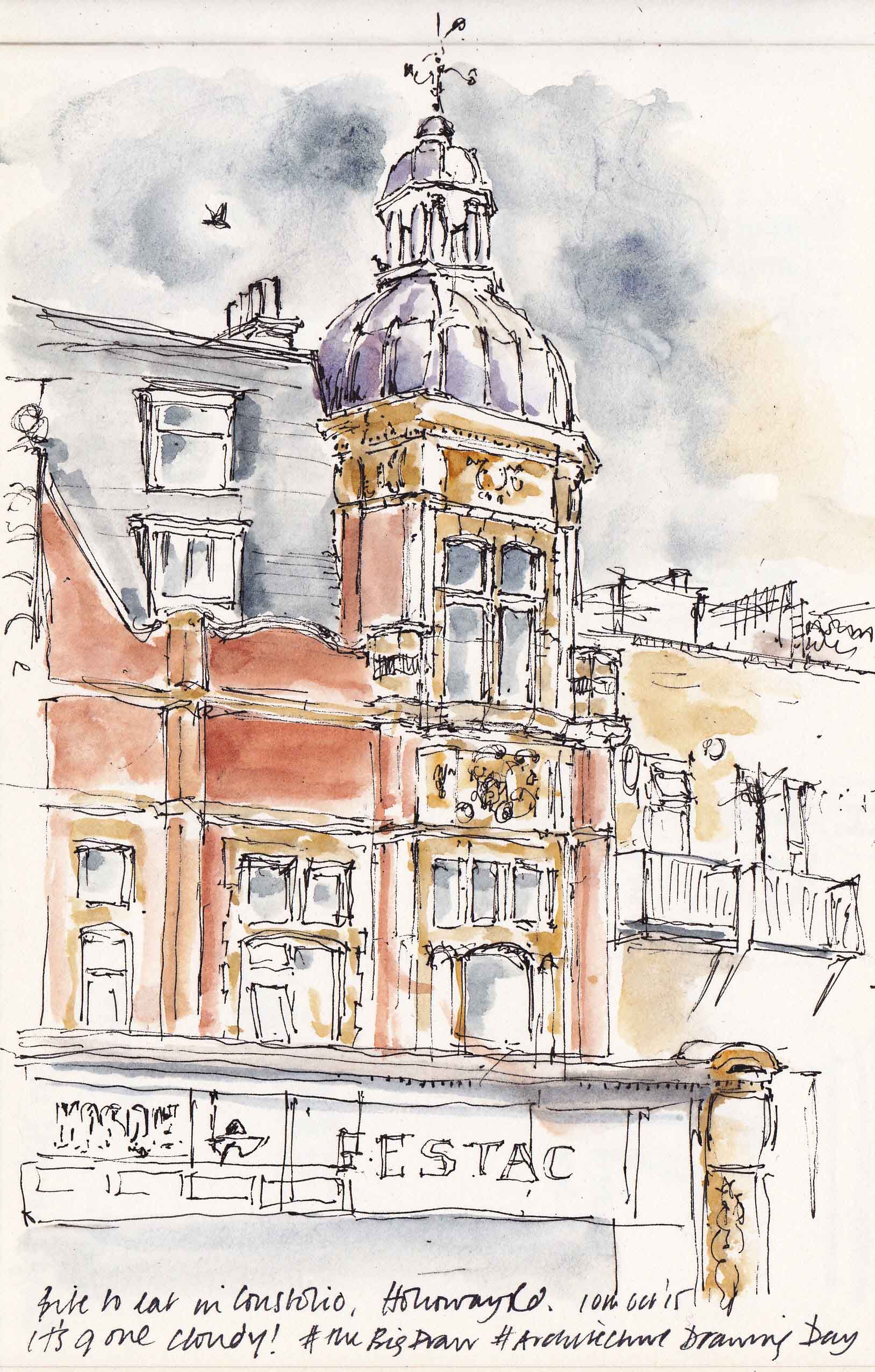 View from Highbury Corner, Holloway