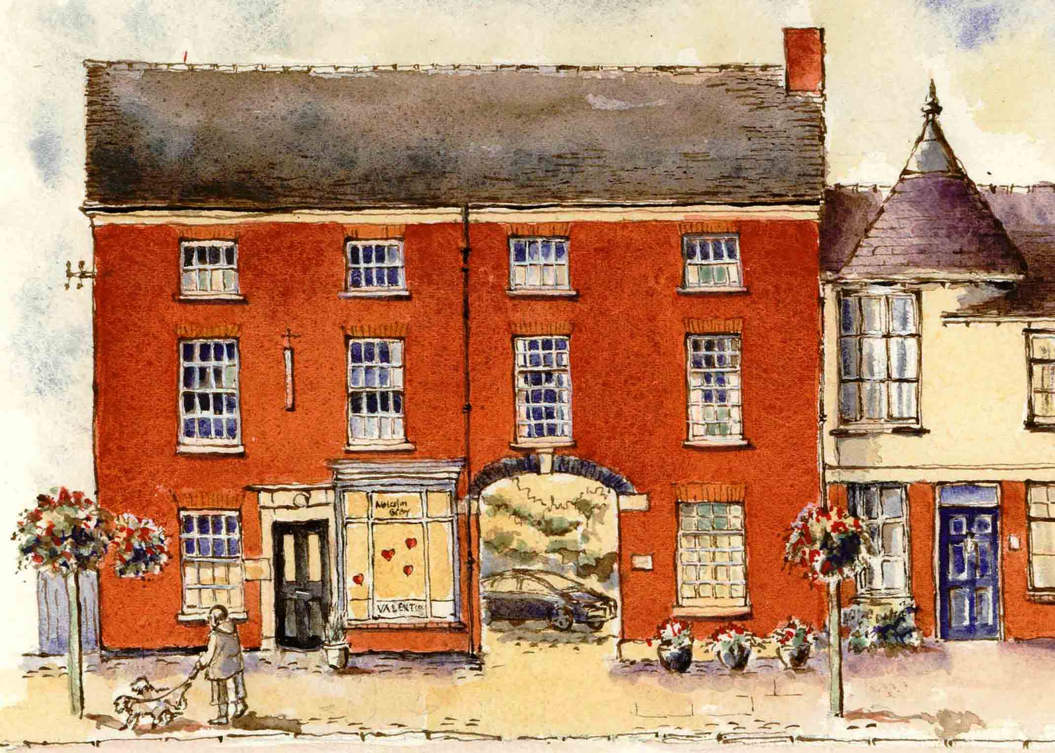 Eccleshall high Street artwork
