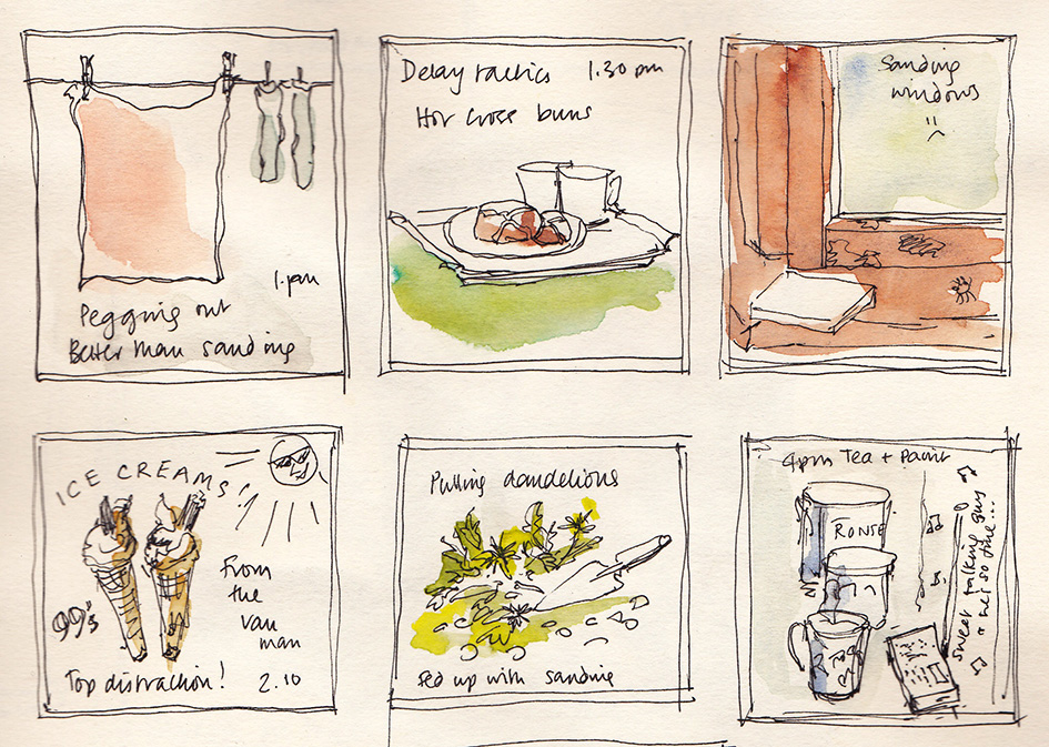 sketches of ordinary scenes