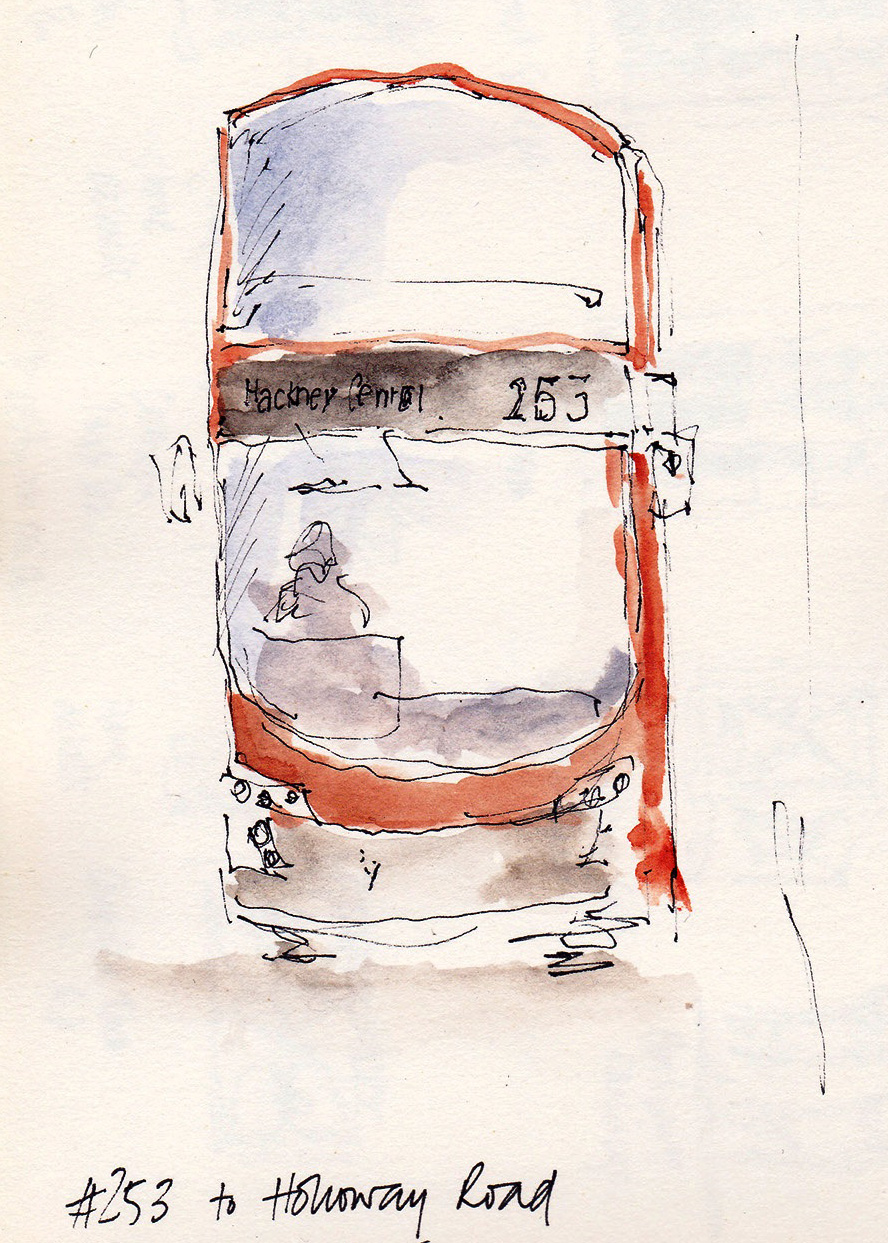 London bus no 253 Holloway road