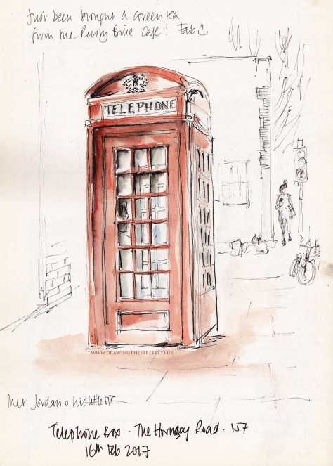 George Gilbert Scott design telephone box Hornsey Road