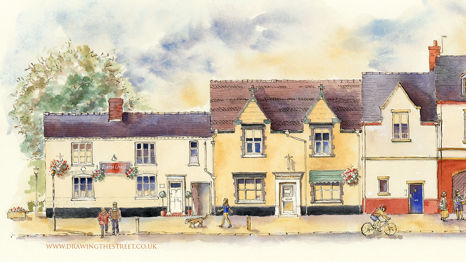 pen and ink art of eccleshall